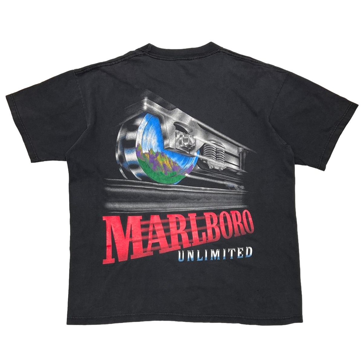 Marlboro UNLIMITED RAILROAD ABOUT ONE SIZE FITS XL 1989