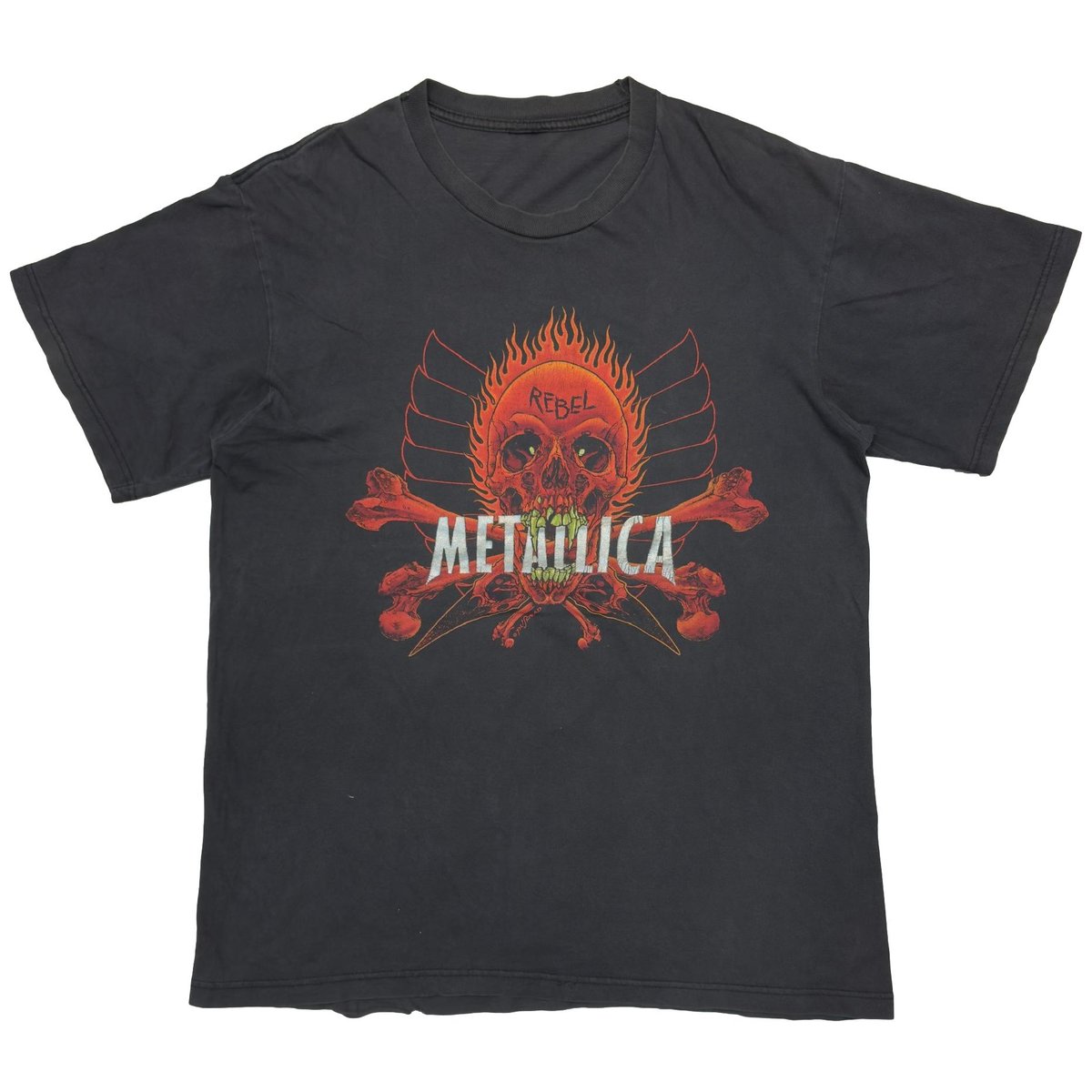 METALLICA PUSHEAD REBEL YIN YANG SKULL FITS XL 3989