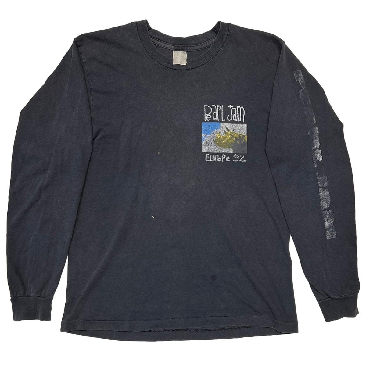 PEARL JAM EUROPE 1992 music for rhinos LS FITS LARGE 7761