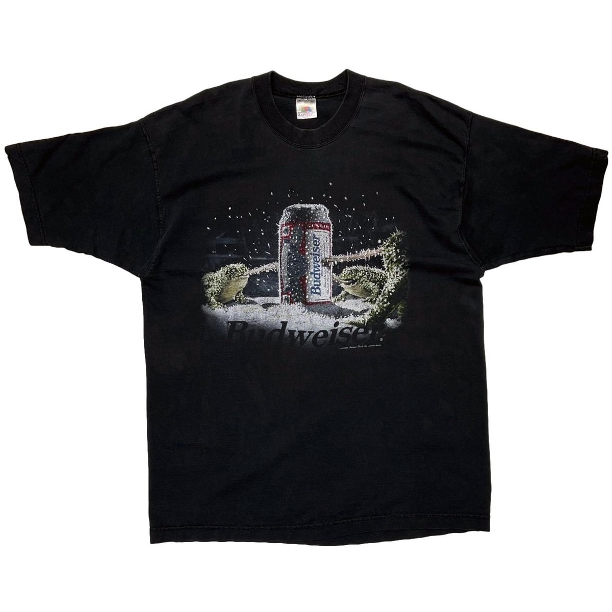 Budweiser 1996 ICED FROGS FRUIT OF THE LOOM XL 2999