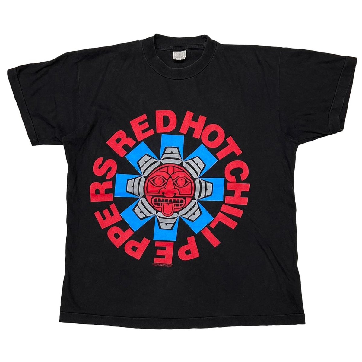 RED HOT CHILI PEPPERS 1991 Aztec BLACK EURO LARGE 9217