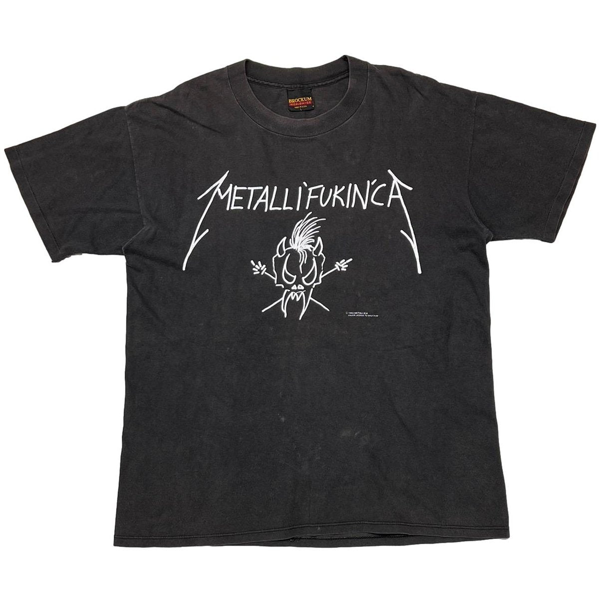 METALLICA 1993 METALLI'FUCKINCA BROCKUM LARGE 7827