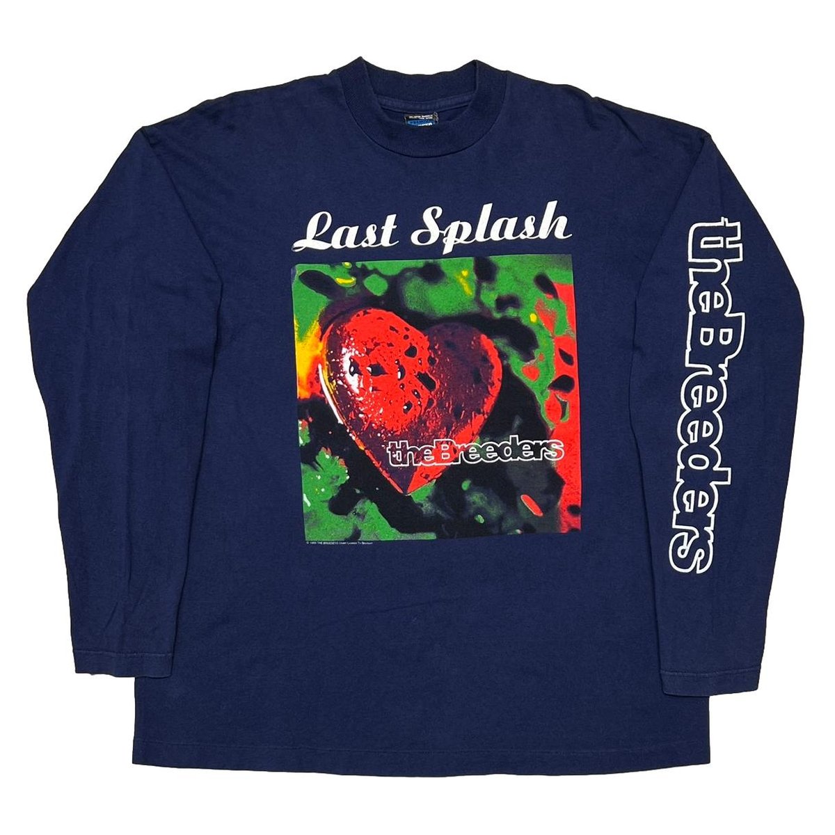 the Breeders Last Splash LS NAVY SCREEN STARS XL 3696