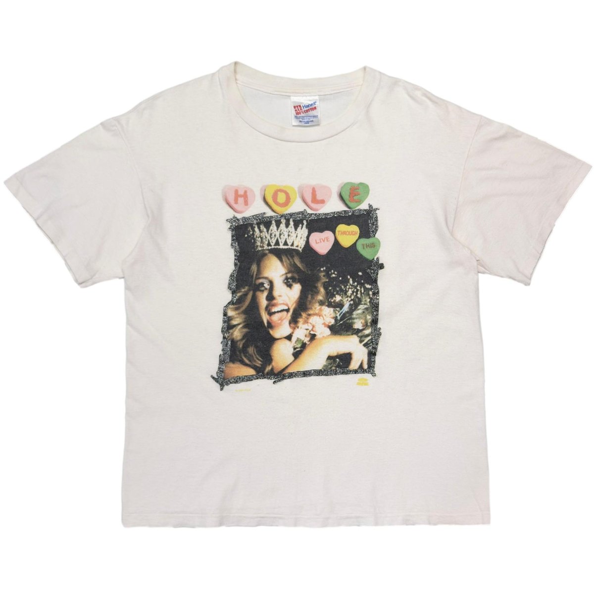 HOLE LIVE THROUGH THIS HANES LARGE 1766