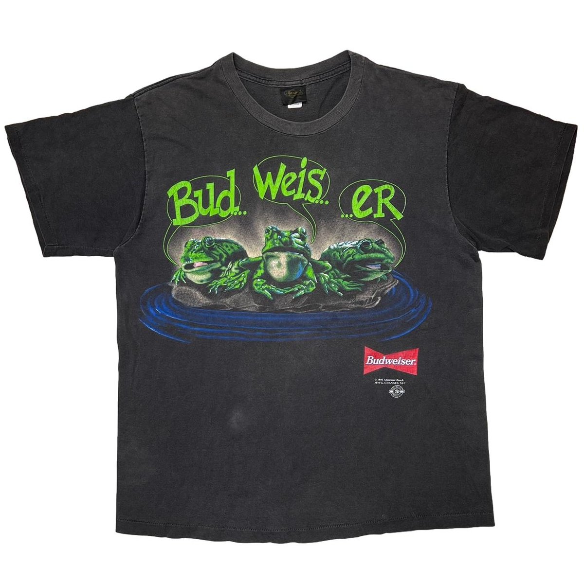Budweiser 1995 3 FROGS OYUR PAD OR MINE ? CHANGES XL 4647