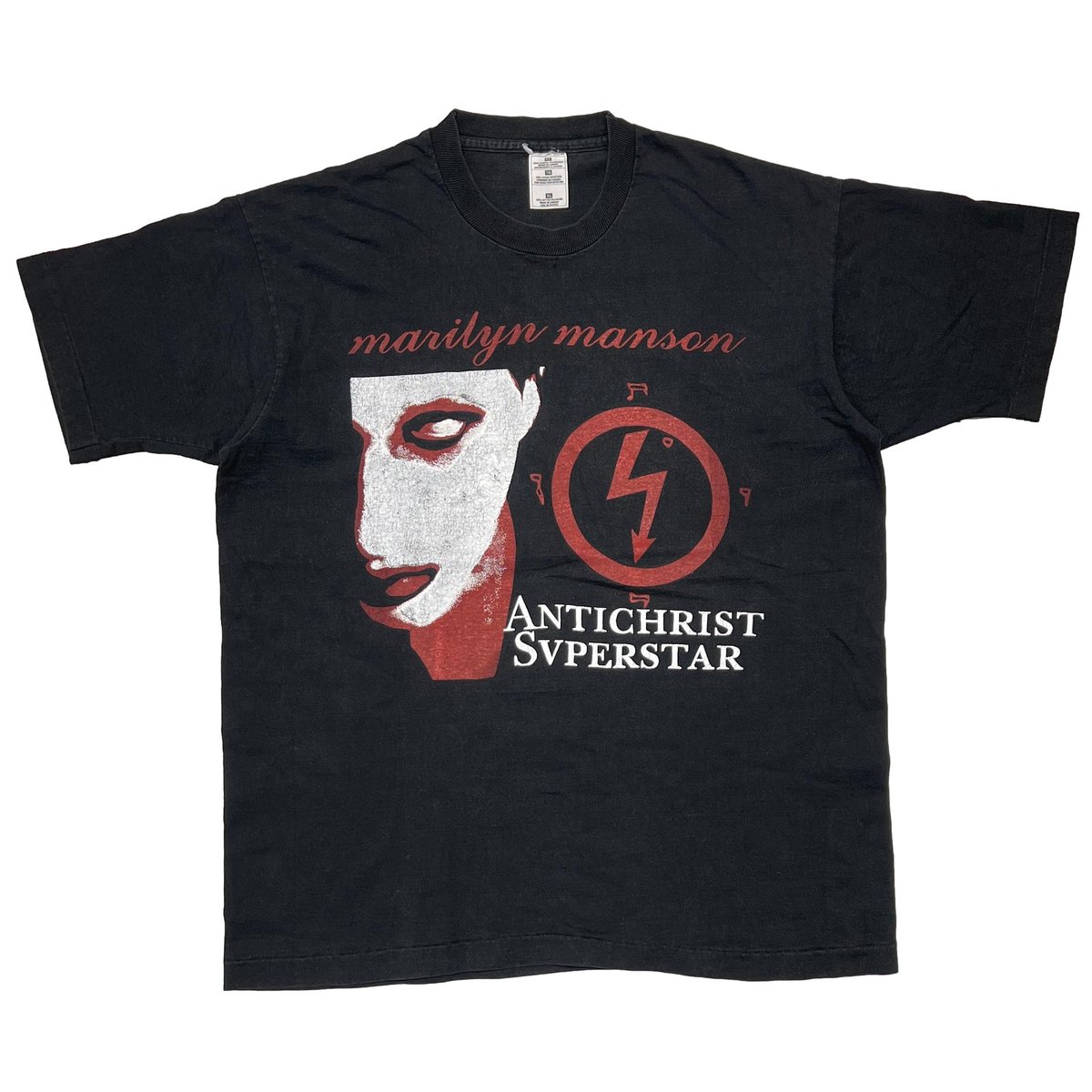 MARILYN MANSON 1997 ANTICHRIST SUPERSTAR BOOTLEG FRUIT OF THE LOOM XL 0491