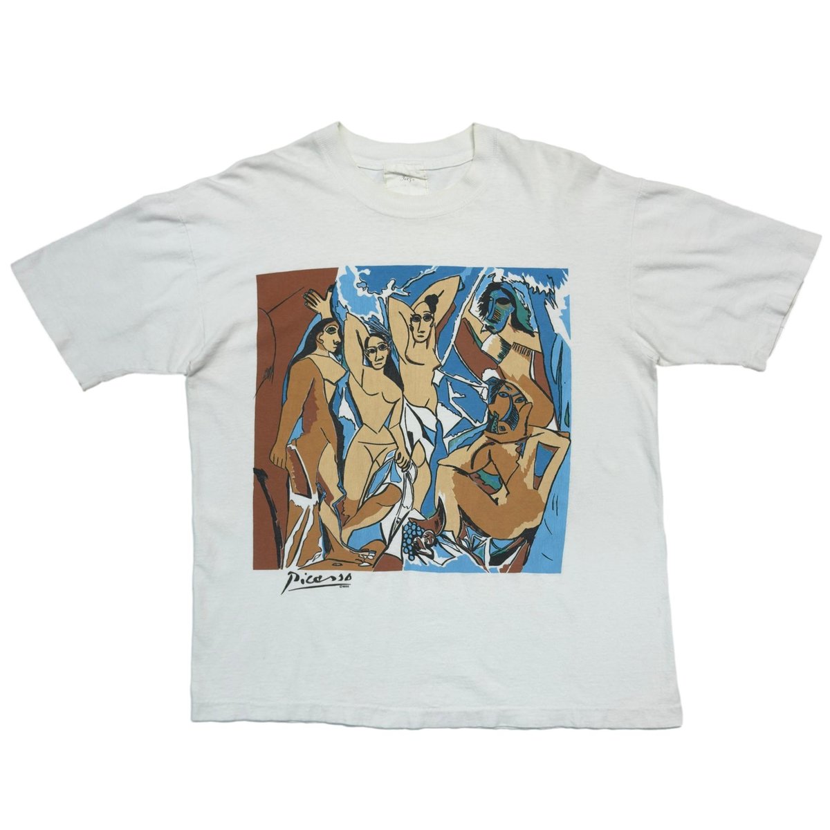 PABLO PICCASO THE GIRL OF AVIGNON WHITE FITS XL 3583