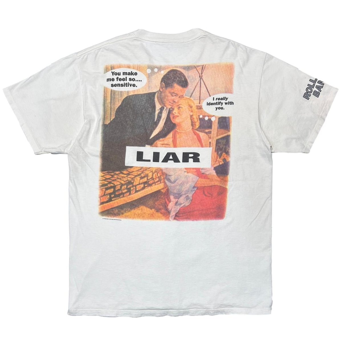 ROLLINS BAND 1994 i'm a liar WHITE FITS XL 2295