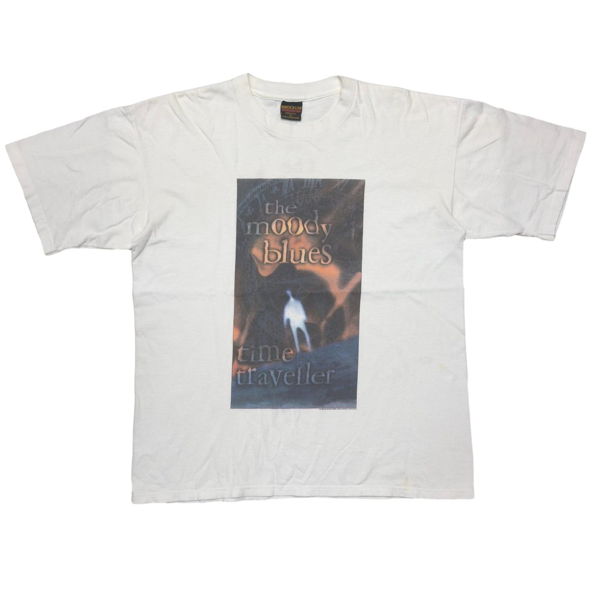 THE MOODY BLUES TIME TRAVELER TOUR WHITE BROCKUM XL 6573