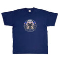 oasis 2005 CITY OF MANCHESTER STADIUM ENGLAND NAVY FRUIT OF THE LOOM LARGE 4400