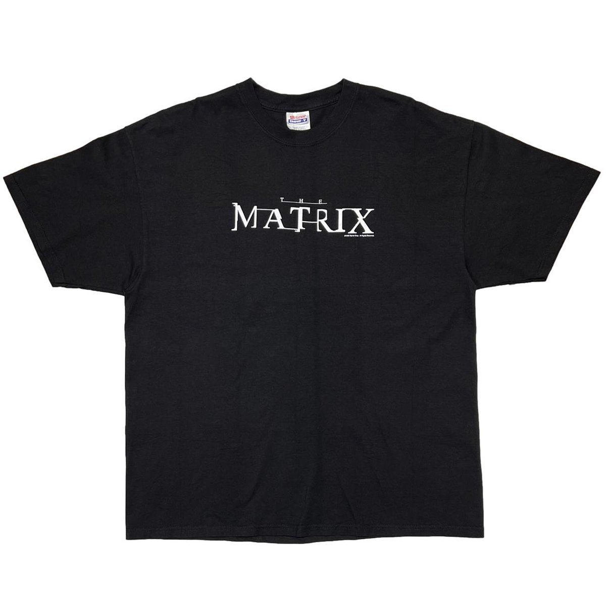 THE MATRIX 1999 MOVIE PROMO LOGO HANES XL 5220