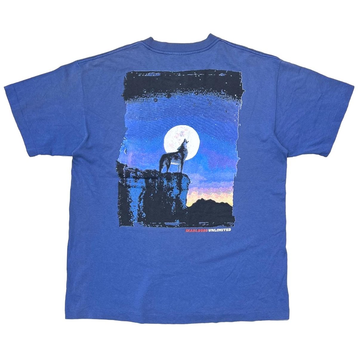 Marlboro UNLIMITED COYOTE POCKET TEE BLUE FITS XL 8929