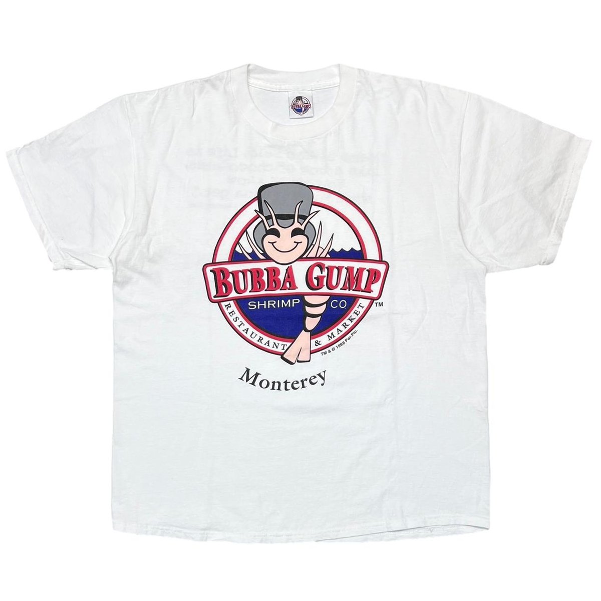 [MORE SALE] BUBBA GUMP 1998 BUBBA GUMP SHRIMP CO. MONTEREY WHITE XL 5550