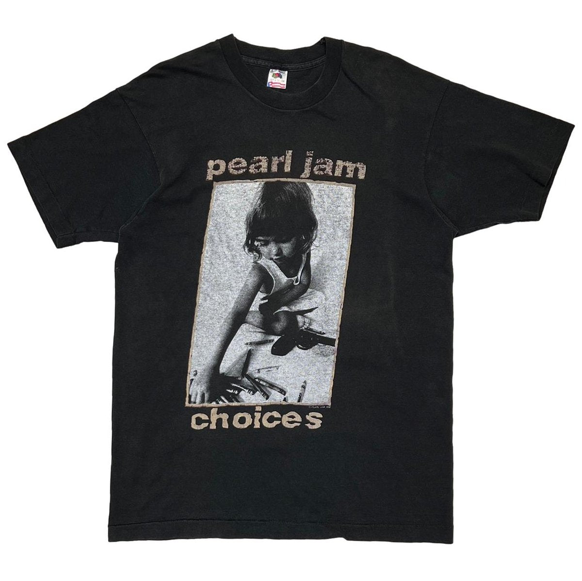 PEARL JAM 1992 CHOICES FRUIT OF THE LOOM LARGE 7449