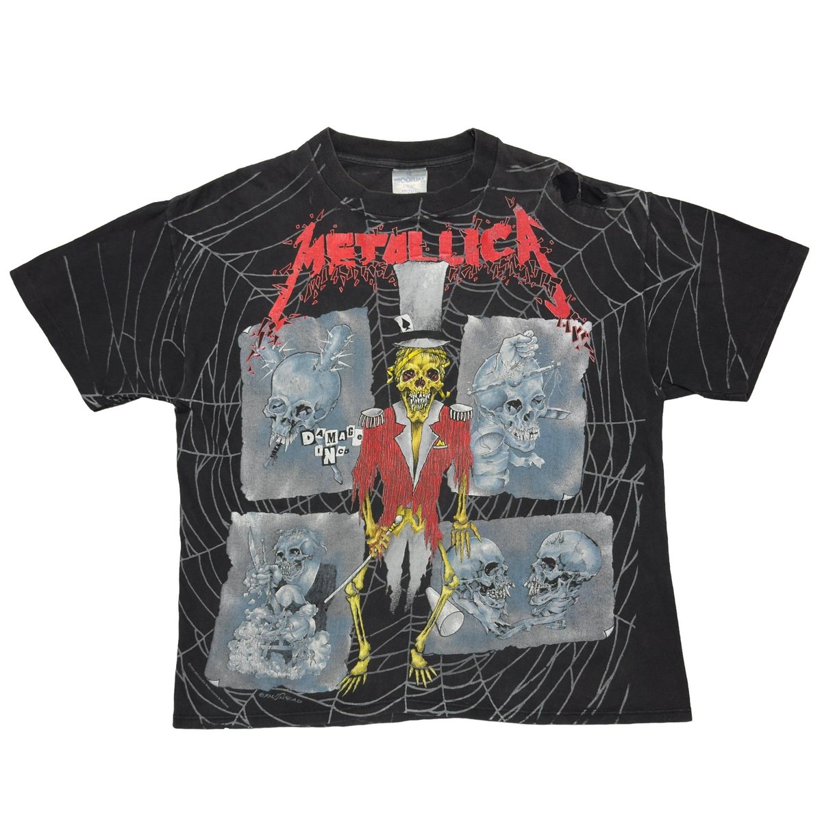 METALLICA PUSHEAD SPIDER WEB OVP BROCKUM XL 5215