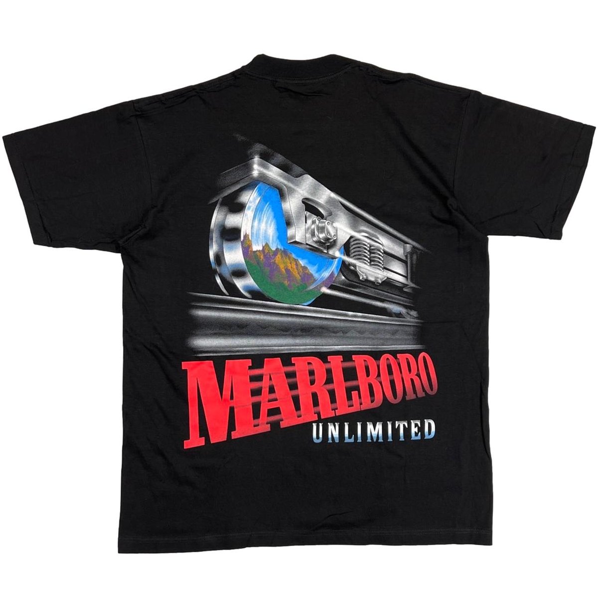 Marlboro UNLIMITED RAILROAD POCKET TEE ONE SIZE FITS XL 3207