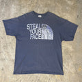 GRATEFUL DEAD STEAL YOUR FACE north face parody CHACOAL ANVIL XL 2465