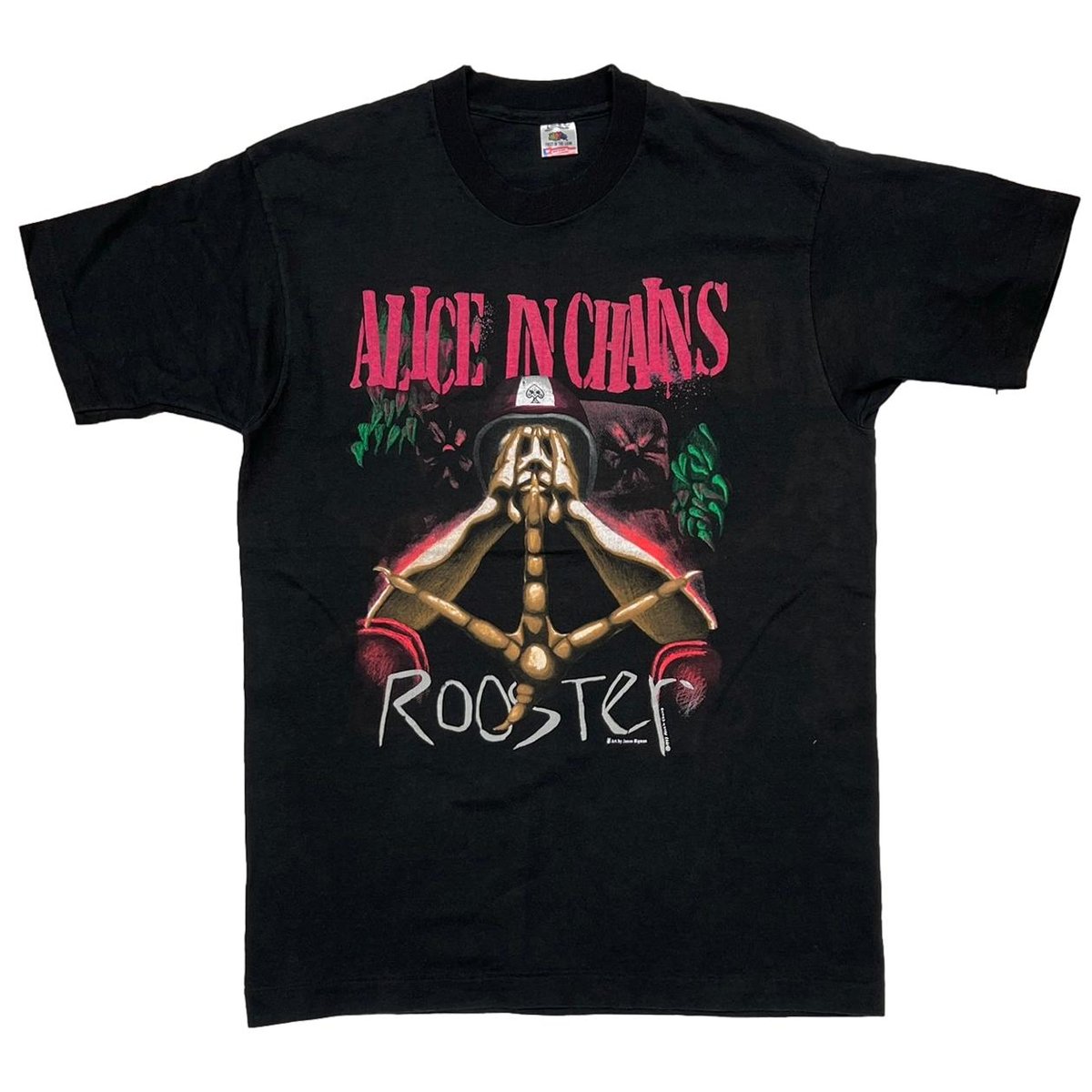 ALICE IN CHAINS ROOSTER FRUIT OF THE LOOM LARGE 0075