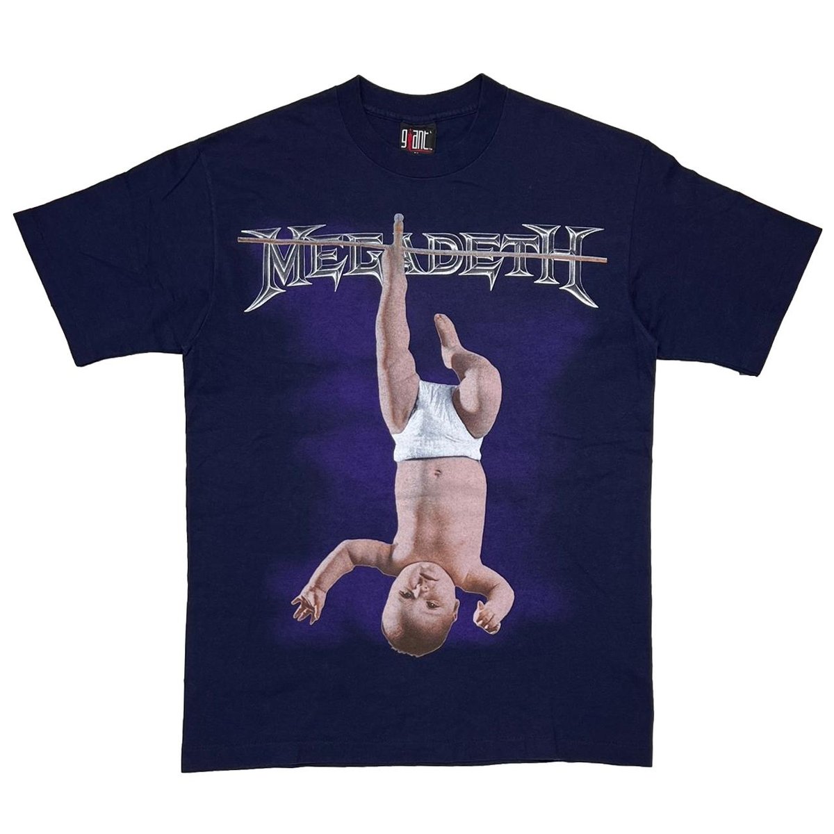 MEGADETH 1994 YOUTHANASIA NAVY giant BY TEE JAYS LARGE 7720