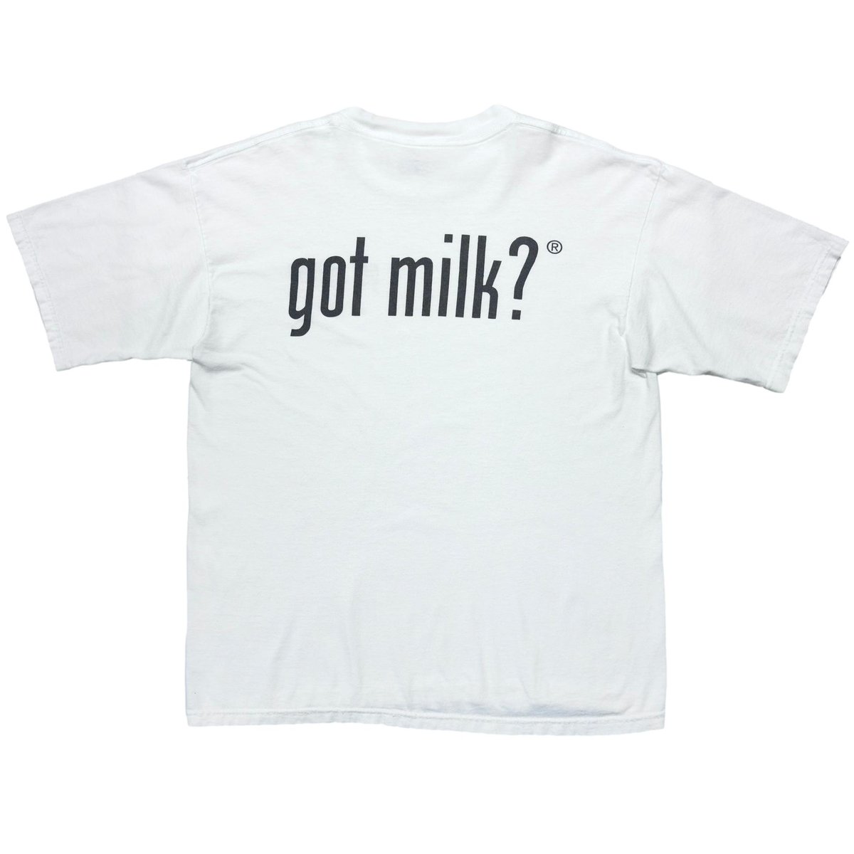 OLD&VINTAGE got milk ? DOUBLE SIDE WHITE ALLSPORT LARGE 9757