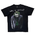 THE DARK KNIGHT JOKER Why So Serious ? FITS M-L 9109