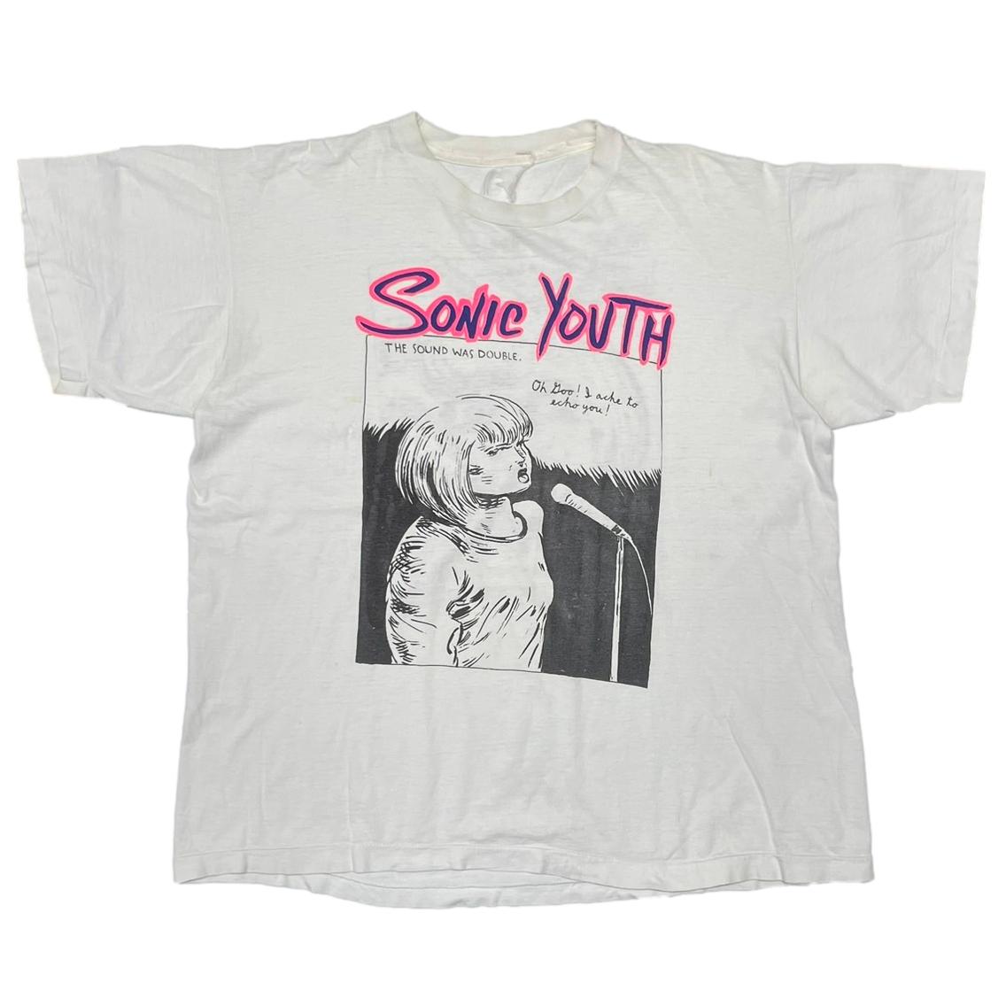 SONIC YOUTH THE GOO I LEFT BEHIND WHITE FITS XL 7239