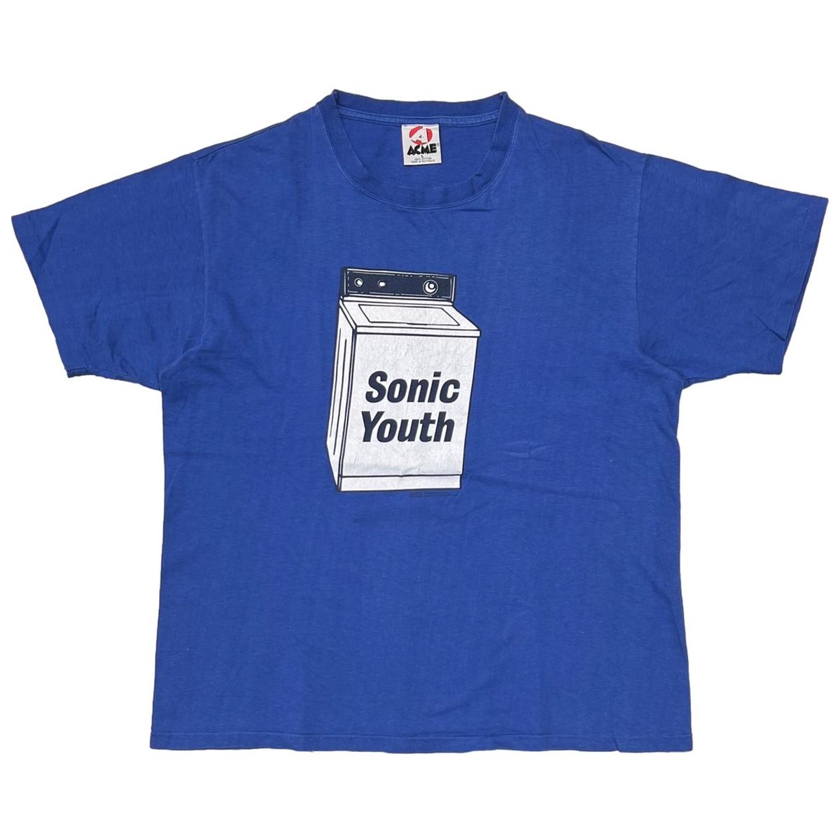 SONIC YOUTH WASHING MACHINE DOUBLE SIDE BLUE ACME LARGE 6843