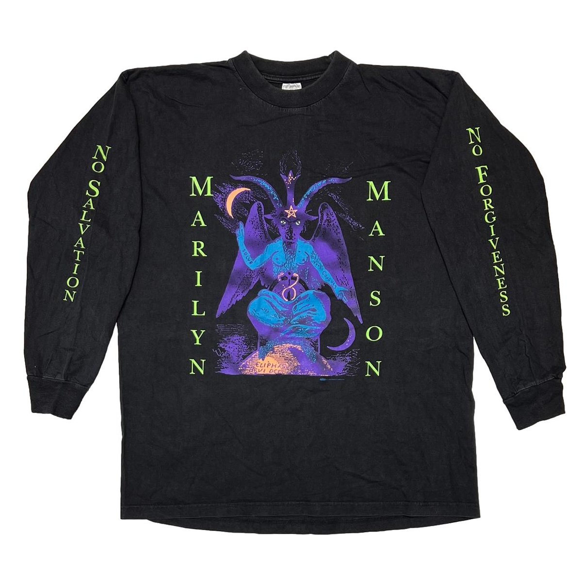 MARILYN MANSON 1996 NO FORGIVENESS WHEN I'M GOD EVERYONE DIES LS EURO XL 8178
