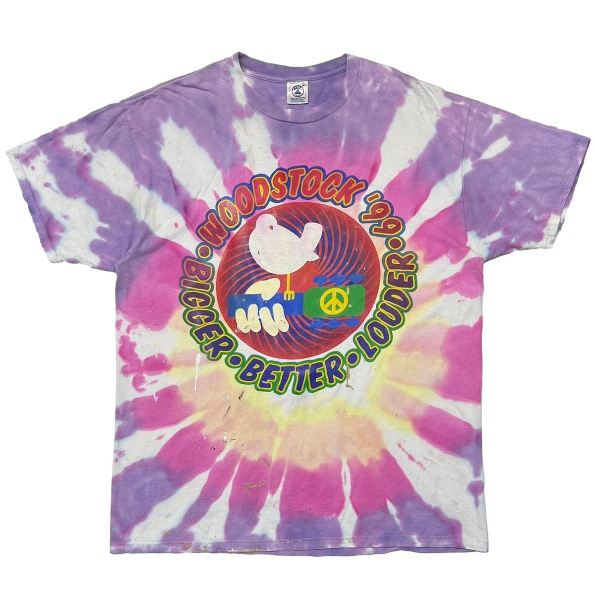 WOODSTOCK '99 BIGGER BETTER LOUDER TIEDYE DELTA XL 2430