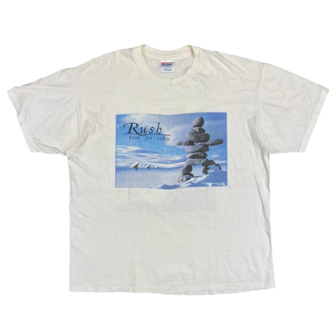 RUSH 1996-1997 TEST FOR ECHO TOUR WHITE HANES XL 2202