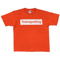 Trainspotting BOX LOGO MOVIE PROMO ORANGE GILDAN HEAVY WEIGHT XL 5996
