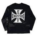 WEST COAST CHOPPERS IRON CROSS LONG BEACH, LA LS TIEDYE FADE ALSTYLE XL 7206