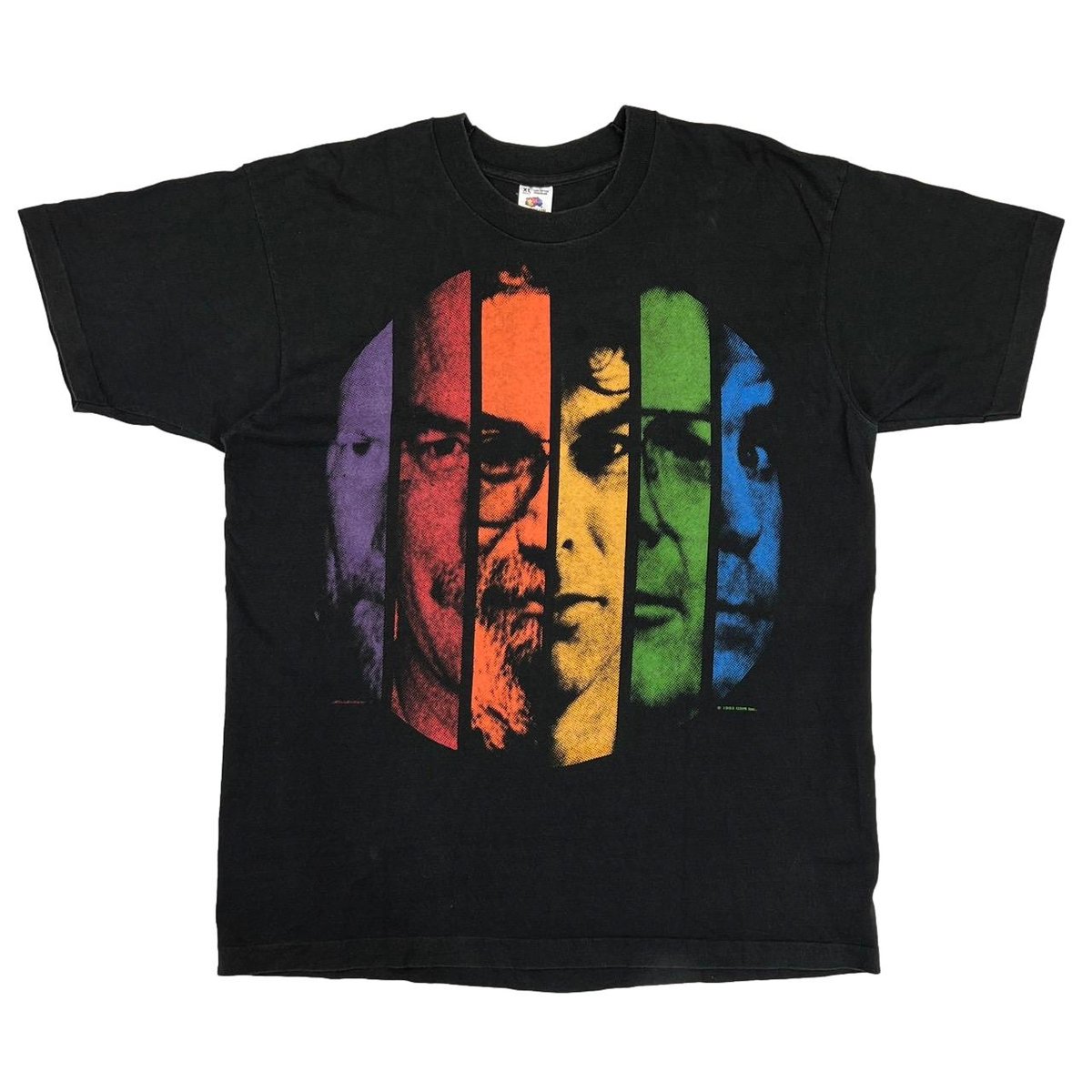 GRATEFUL DEAD 1993 SUMMER TOUR FRUIT OF THE LOOM BLACK XL 2062
