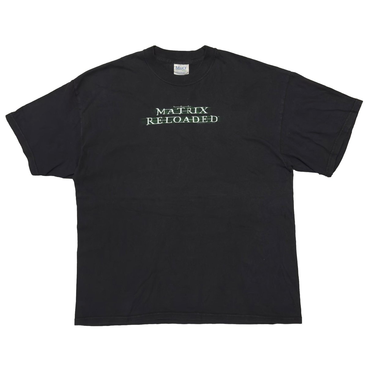 THE MATRIX RELOADED TEXT LOGO M&O XL 1514