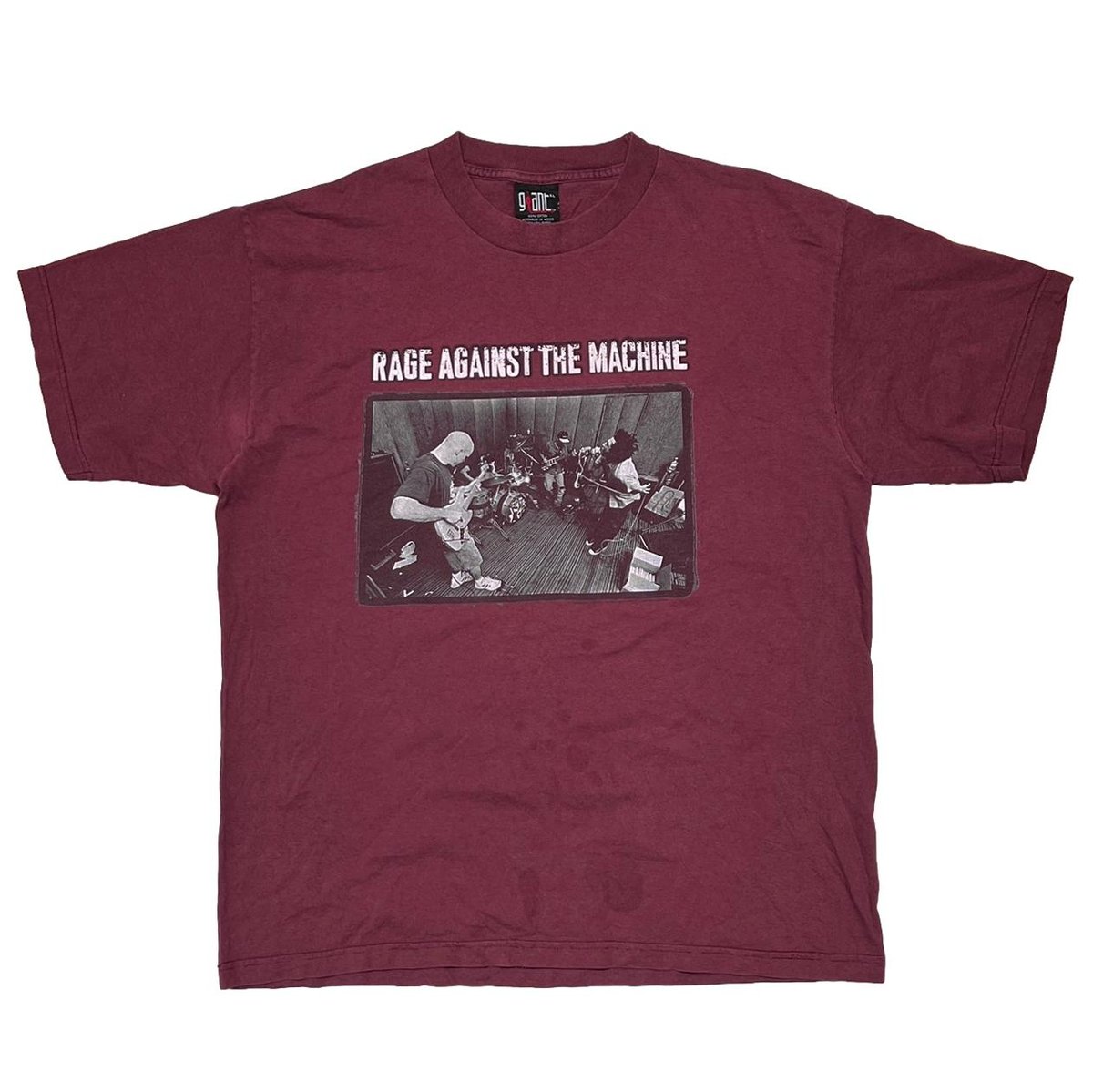 RAGE AGAINST THE MACHINE 1997 NORTH AMERICAN TOUR BURGUNDY GIANT XL 7200