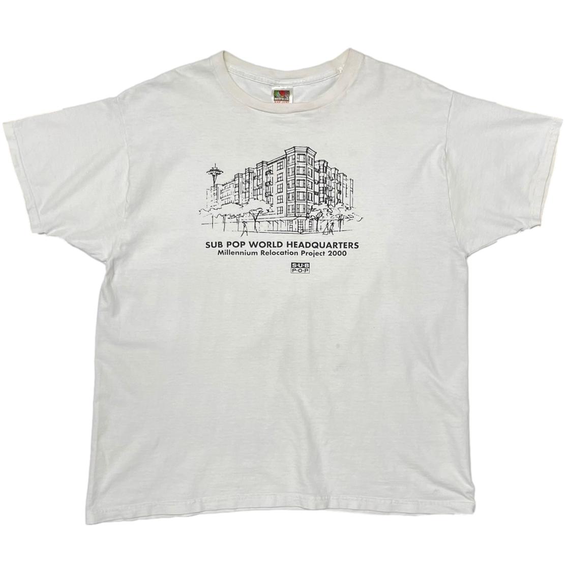SUB POP WORLD HEADQUARTERS 2000 FRUIT OF THE LOOM XL 8457