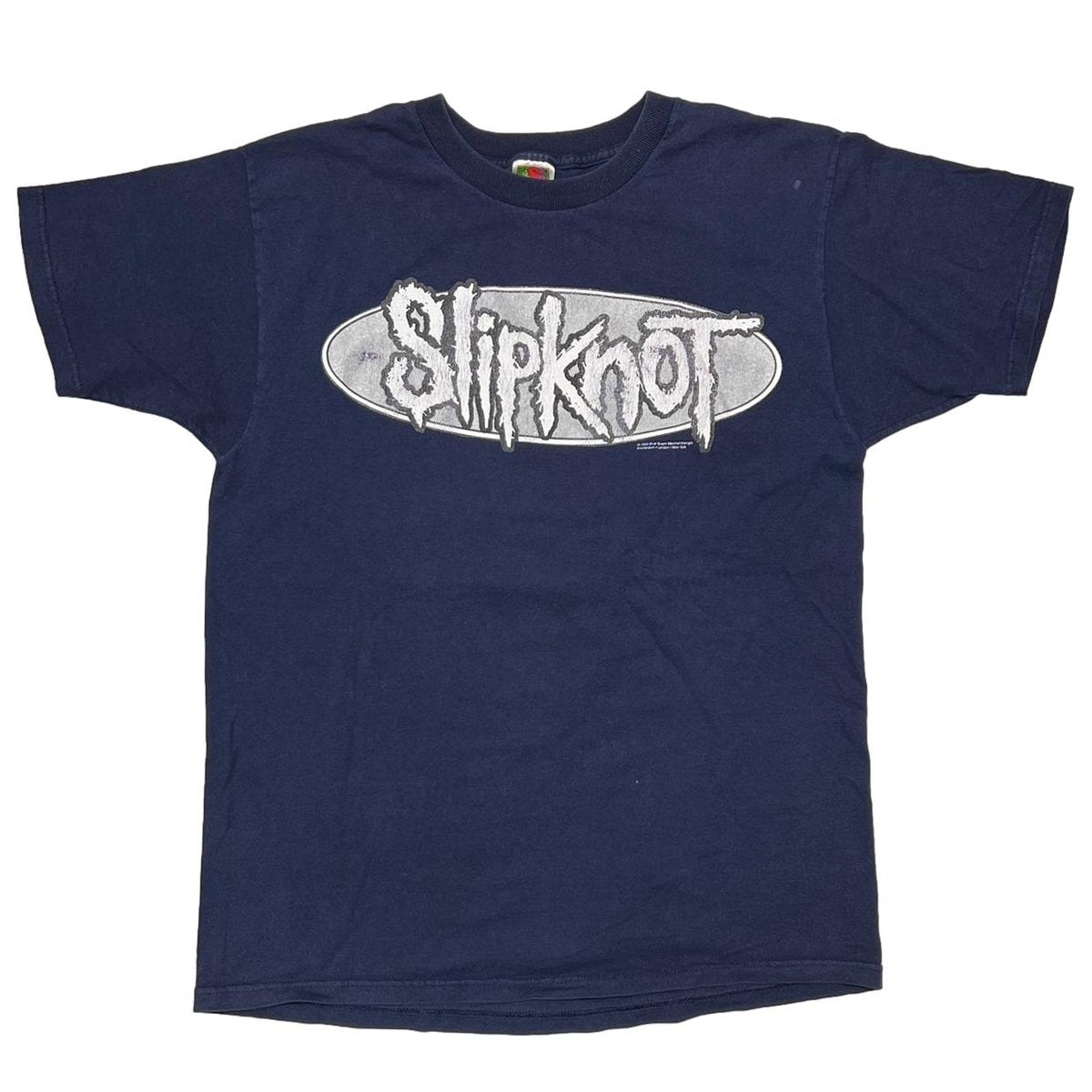 Slipknot 1999 DONT EVER JUDGE ME NAVY FRUIT OF THE LOOM LARGE 2887