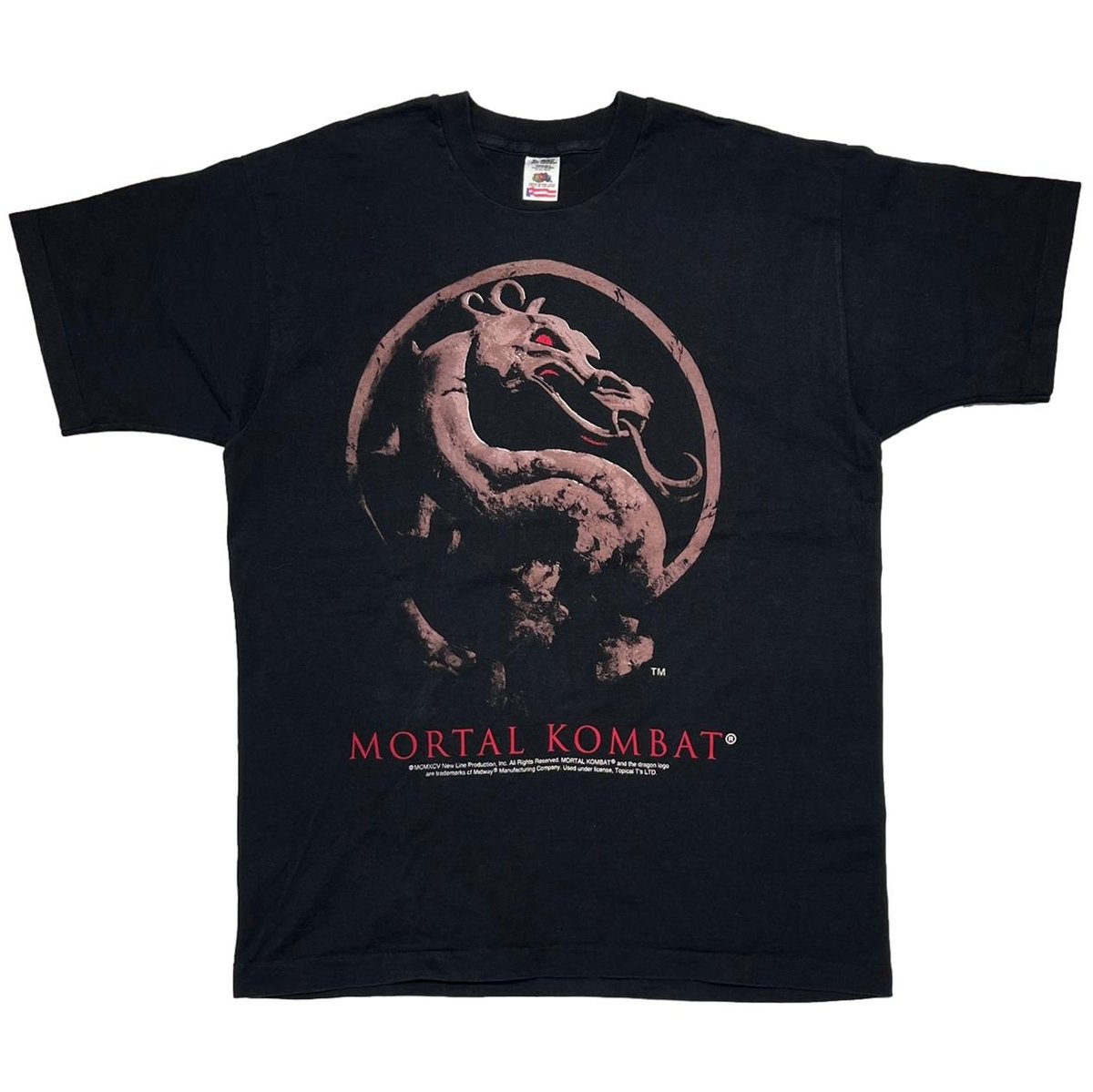 MOTAL COMBAT DRAGON PROMO FRUIT OF THE LOOM XL 1161