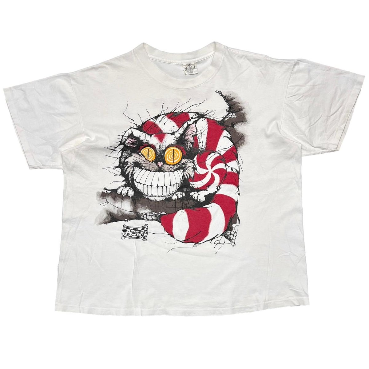 ALICE IN WONDERLAND CHESHIRE CAT WHITE ANDAZIA XL 7169