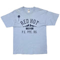 RED HOT CHILI PEPPERS COLLEGE LOGO LIGHT BLUE GILDAN LARGE 1501