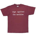 RAGE AGAINST THE MACHINE MOLOTOV BURGUNDY TULTEX XL 0172