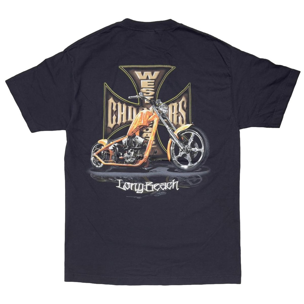 WEST COAST CHOPPERS IRON CROSS & MOTORCYCLE FITS LARGE 5306