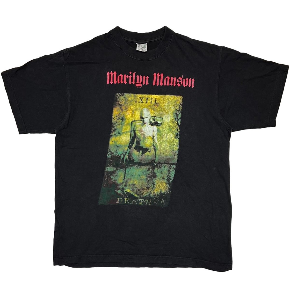 MARILYN MANSON 2000 HOLY WOOD Tarot card DOUBLESIDE BG LARGE 4376