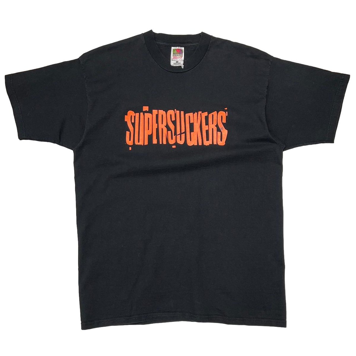 SUPER SUCKERS FRONT ORANGE LOGO FRUIT OF THE LOOM XL 0920