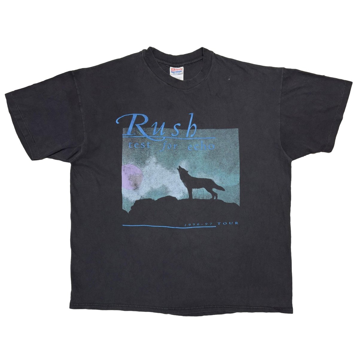 RUSH TEST FOR ECHO 1996-97 TOUR Hanes XL 0057