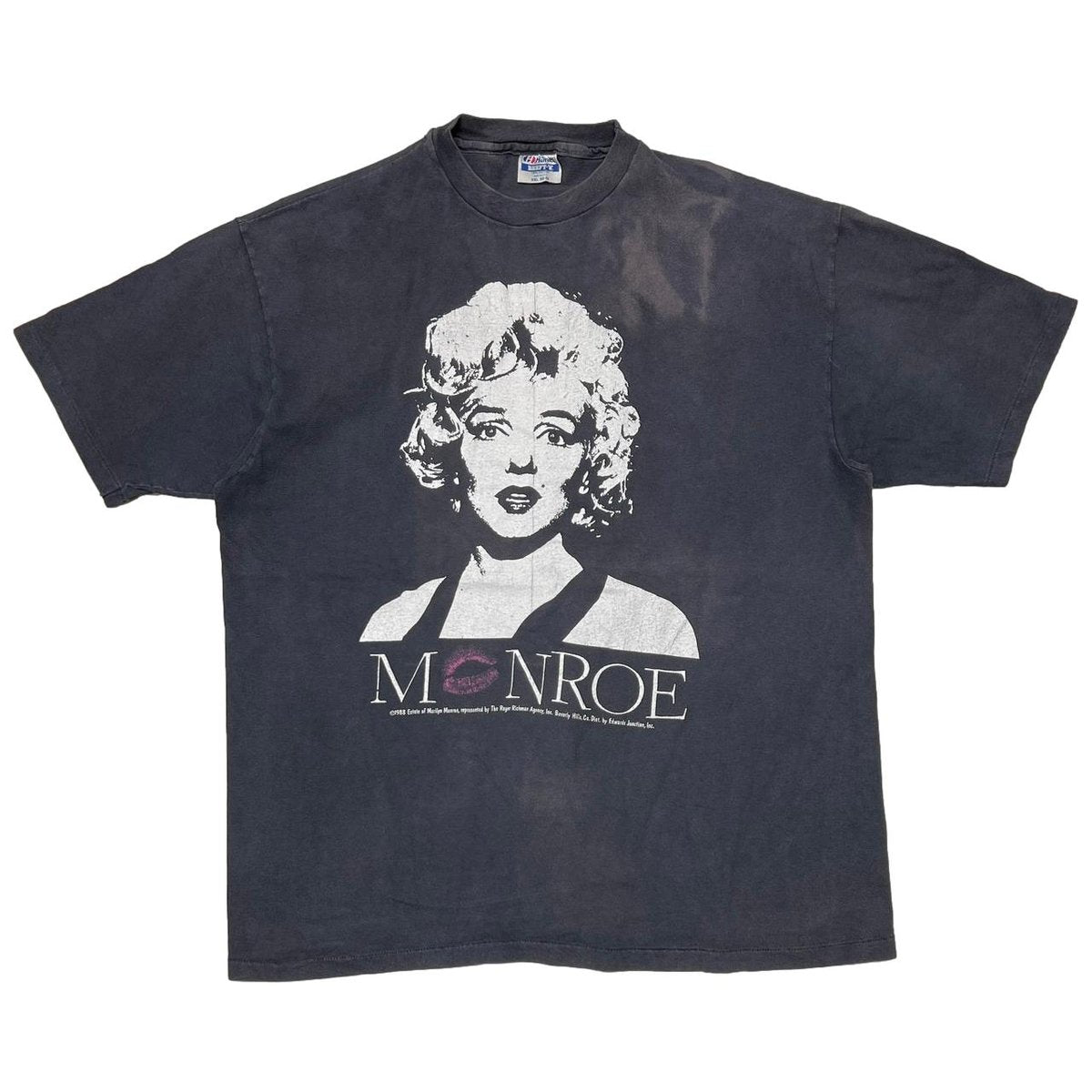 MARILYN MONROE 1988 MONOCHROME FACE HANES XXL 3979