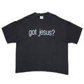OLD&VINTAGE got jesus? TEXT got milk? parody BLACK XL 8028