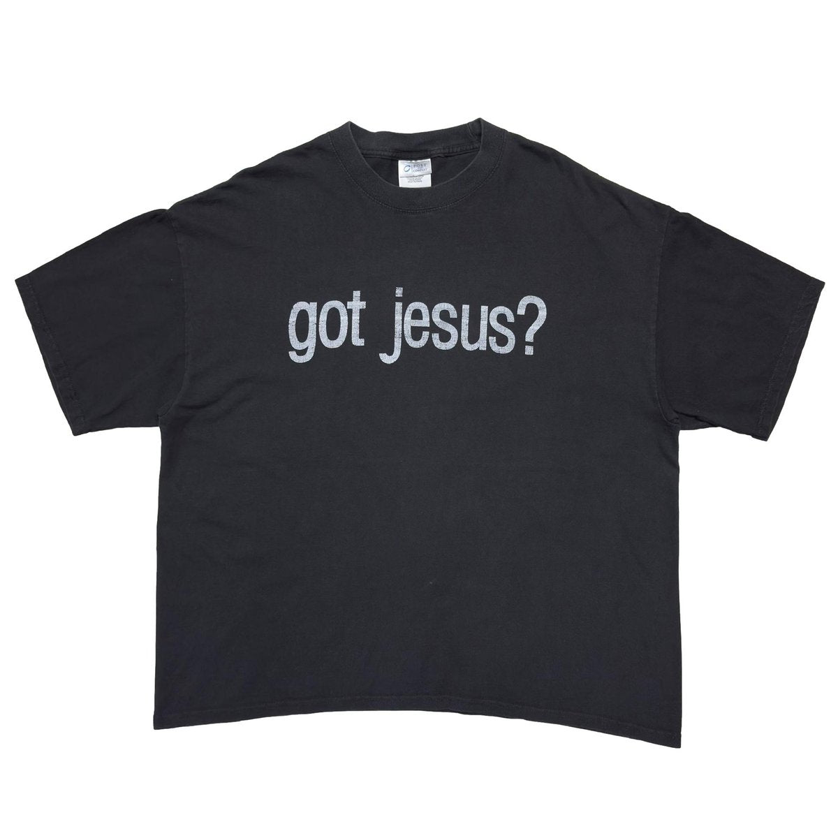 OLD&VINTAGE got jesus? TEXT got milk? parody BLACK XL 8028