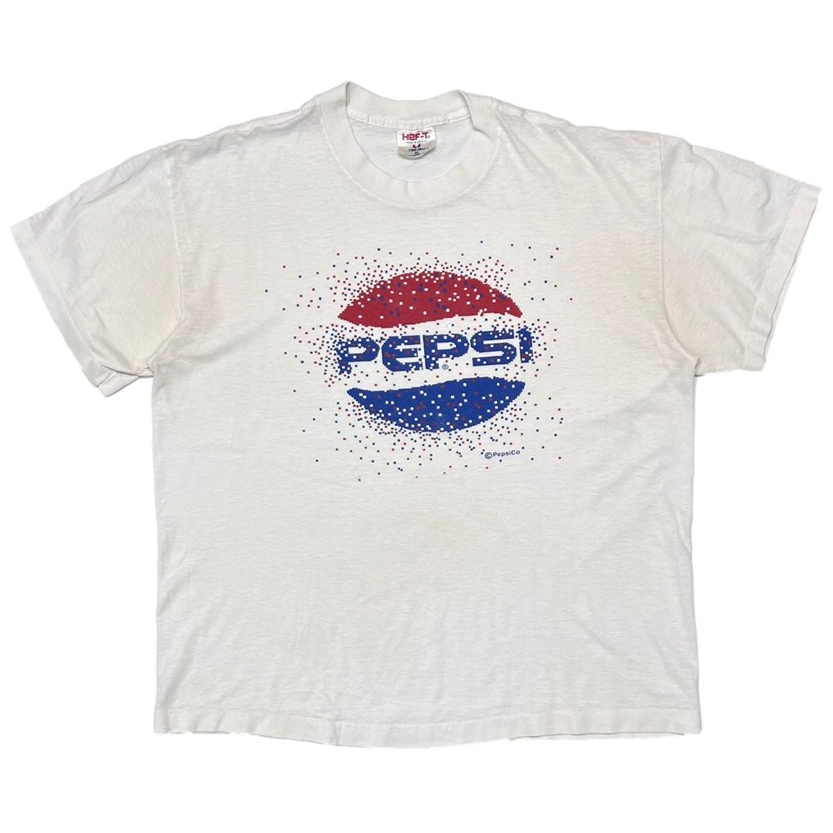 PEPSI DIGITAL DOT LOGO WHITE TEE JAYS HEF-T XL 7293