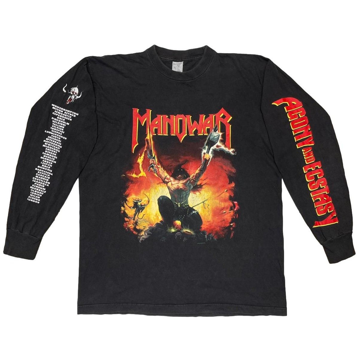 MANOWAR AGONY AND ECSTASY TOUR LS EURO XL 0712